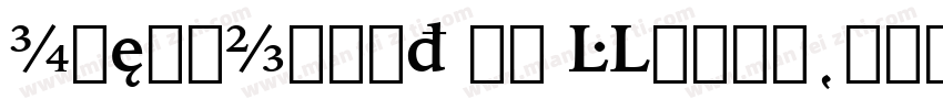 IowanOldSt BT Roman字体转换